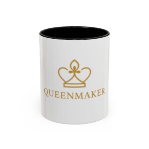 Crowned Queen Coffee Mug - Royal Espresso Cup, Inspirational Gift for Her, Queenmaker Mug for Birthdays, Weddings, Celebrations