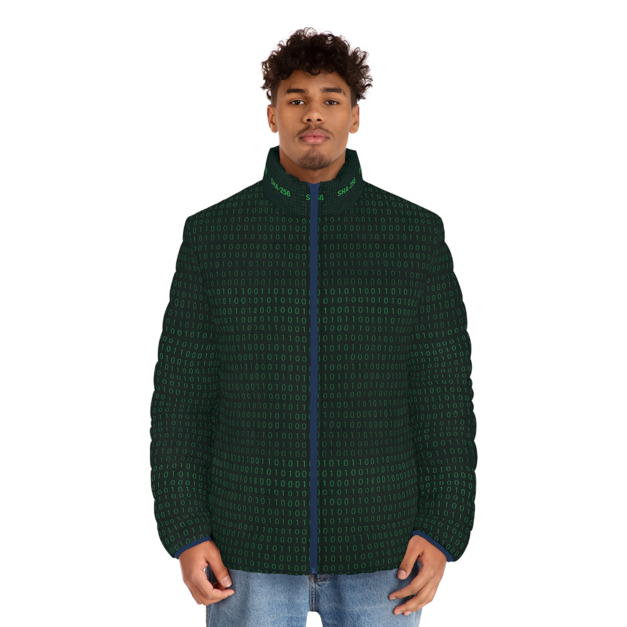 Stylish Men's Puffer Jacket, Fashionable Winter Coat, Warm Outdoor Jacket, Trendy Layering Piece, Perfect Gift for Him - Image 3
