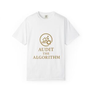 Audit the Algorithm Unisex T-Shirt, Tech Humor Shirt, Gift for Data Analysts, Algorithm Tee, Programmer Gift, Casual Wear