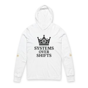 Crown Systems Hoodie, Finance General Long Sleeve Tee, Unisex Hoodie, Motivational Apparel, Gift for Entrepreneurs