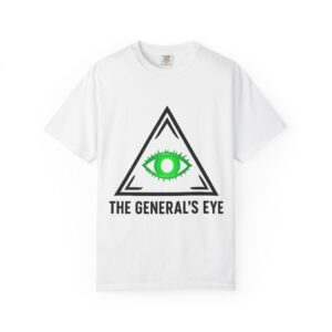 Unisex Graphic T-Shirt with "The General's Eye" Design, Casual Wear, Gifts for Men and Women, Streetwear, Soft Cotton Tee